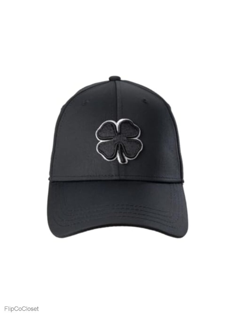 Black Clover Premium Flex Baseball Cap Moisture Wicking Unisex Fitted